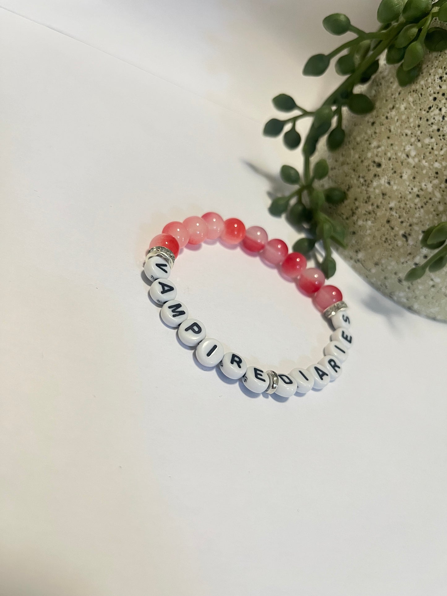 Beaded Vampire Inspired Bracelet