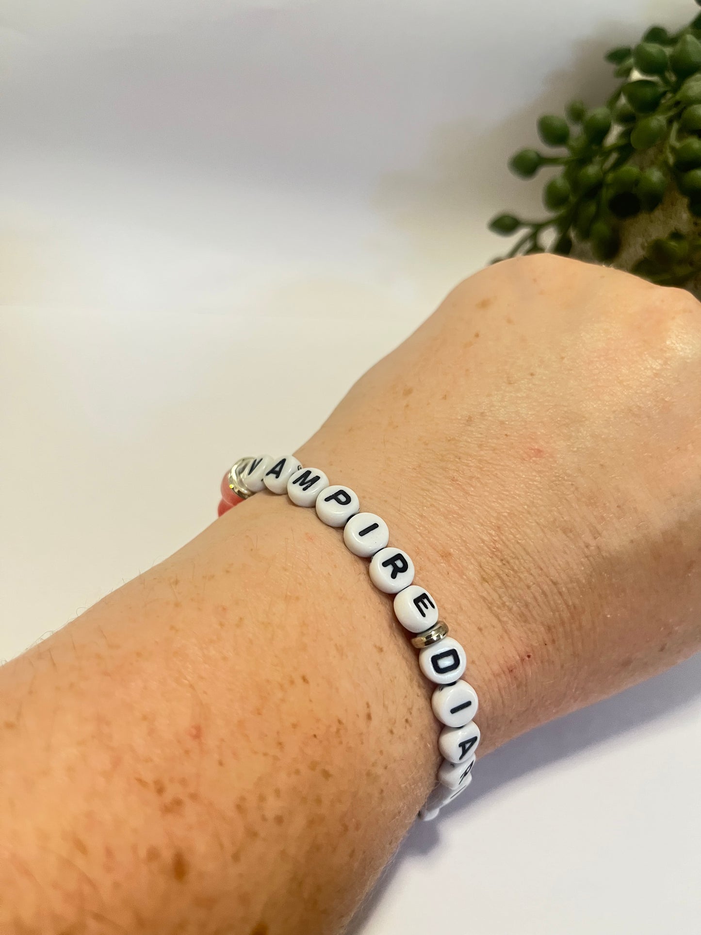 Beaded Vampire Inspired Bracelet