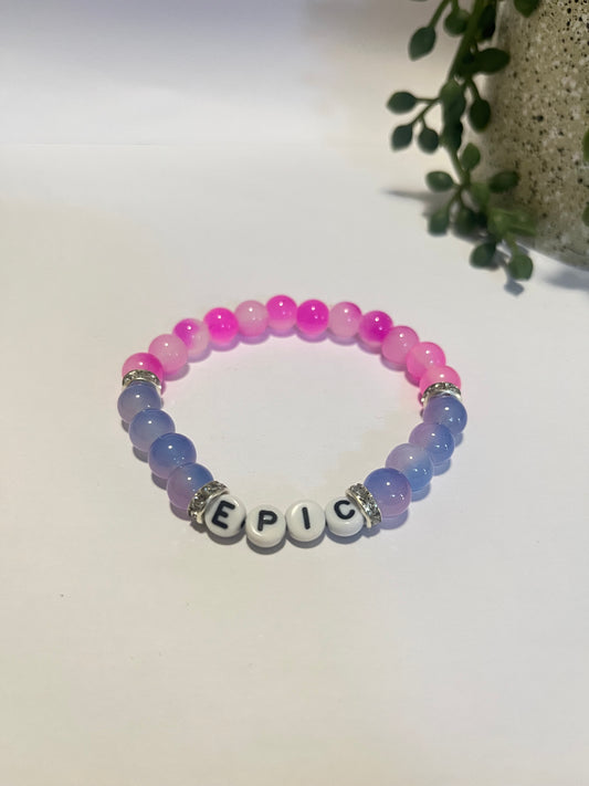 I was feeling ‘epic’ beaded bracelet