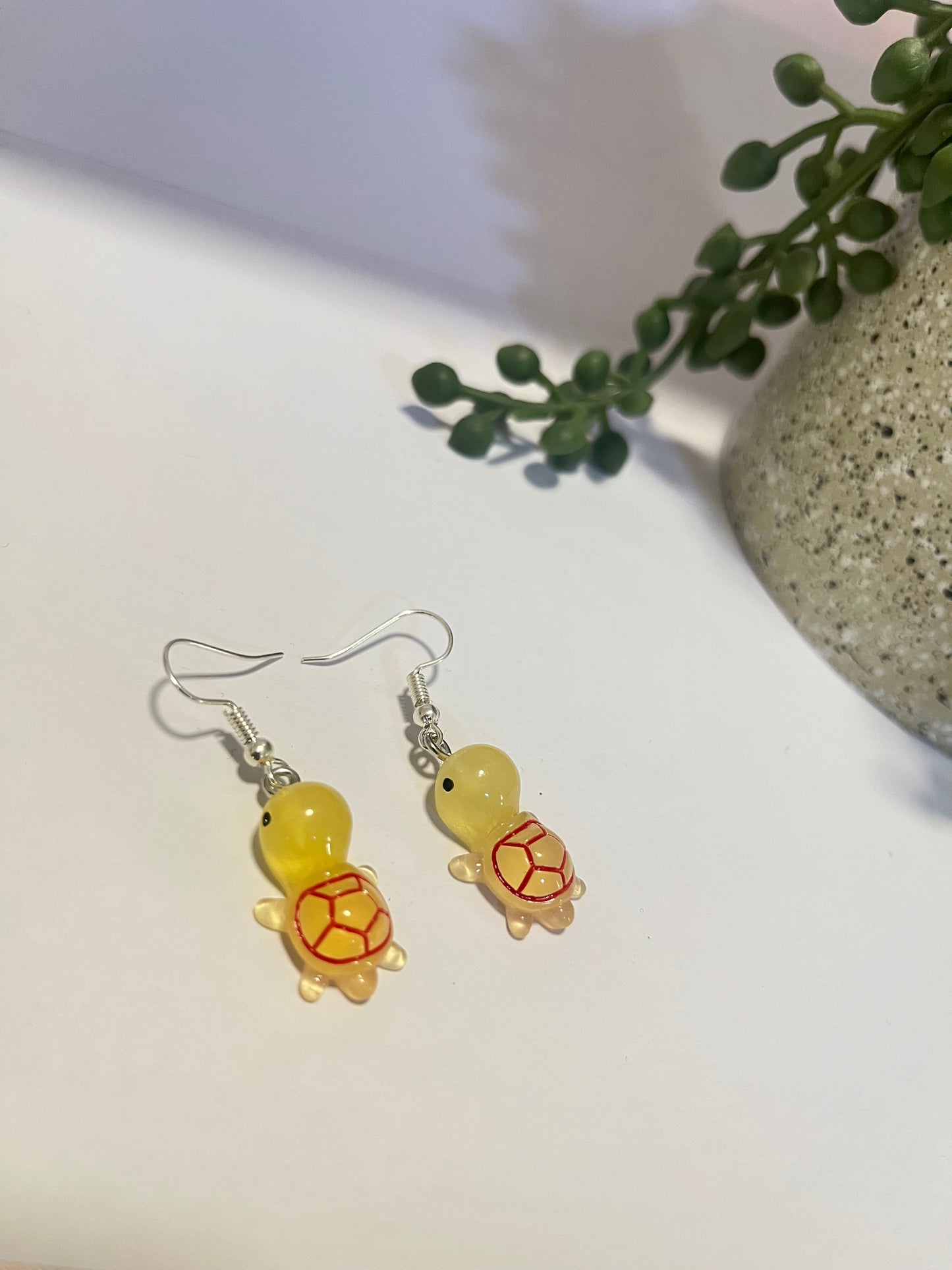 Turtle Dangle Earrings