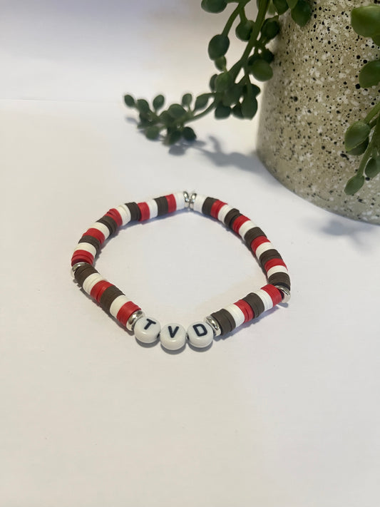 Clay Beaded Vampire Inspired Bracelet