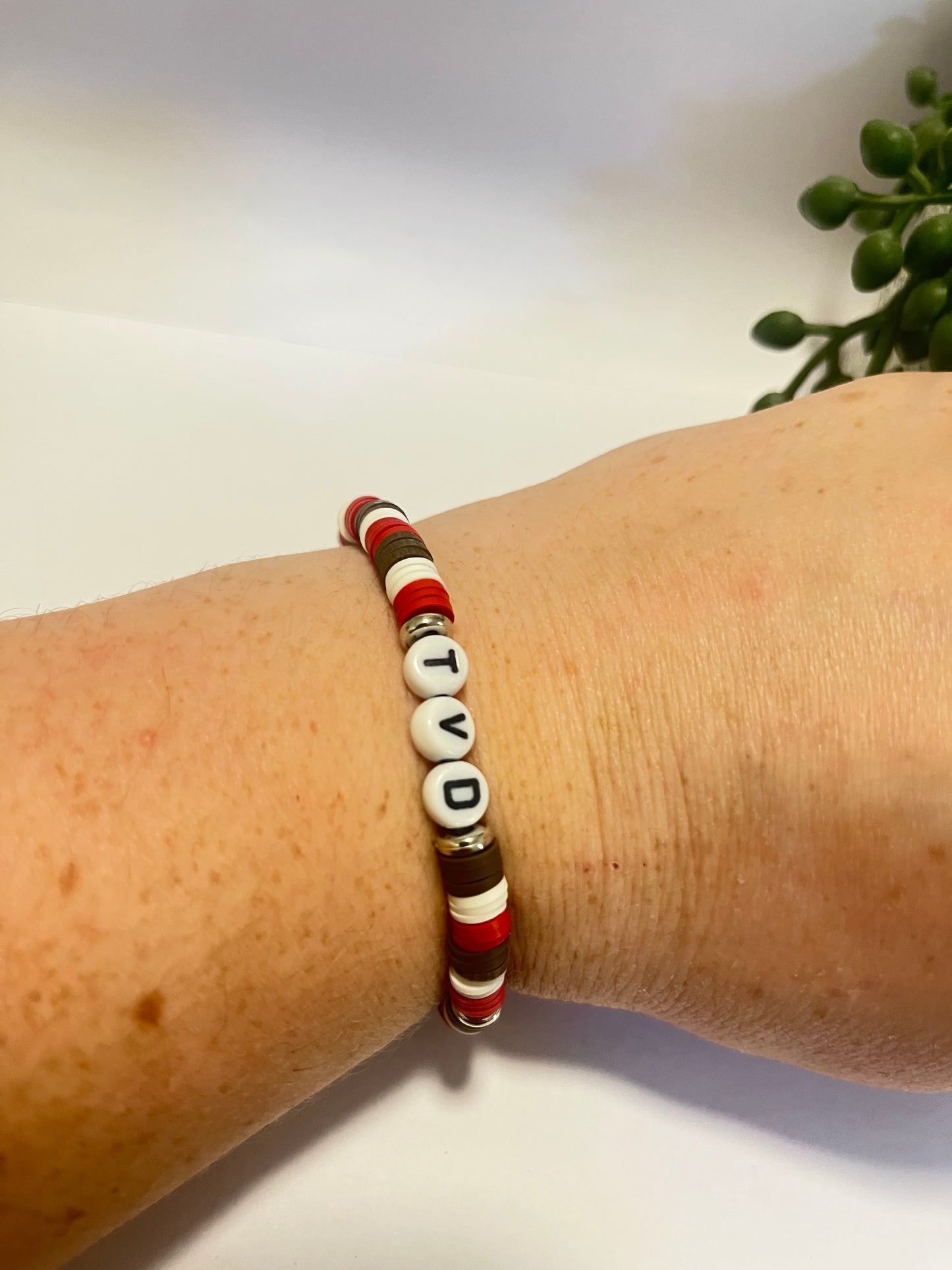 Clay Beaded Vampire Inspired Bracelet