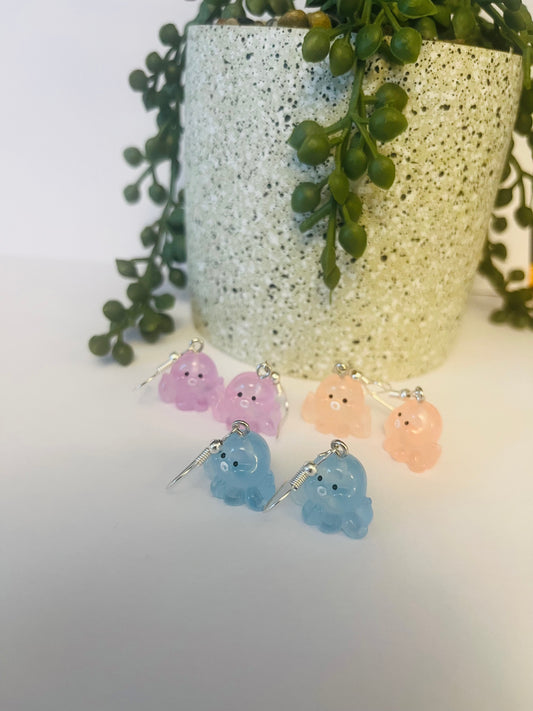 Octopus Dangle Earrings