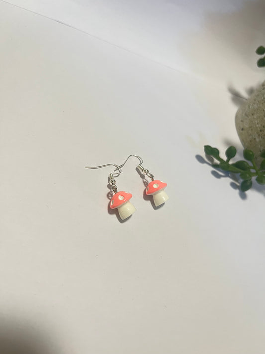Mushroom Dangle Earrings
