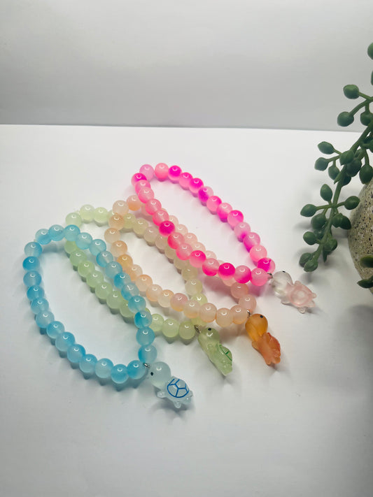 Turtle Beaded Bracelet