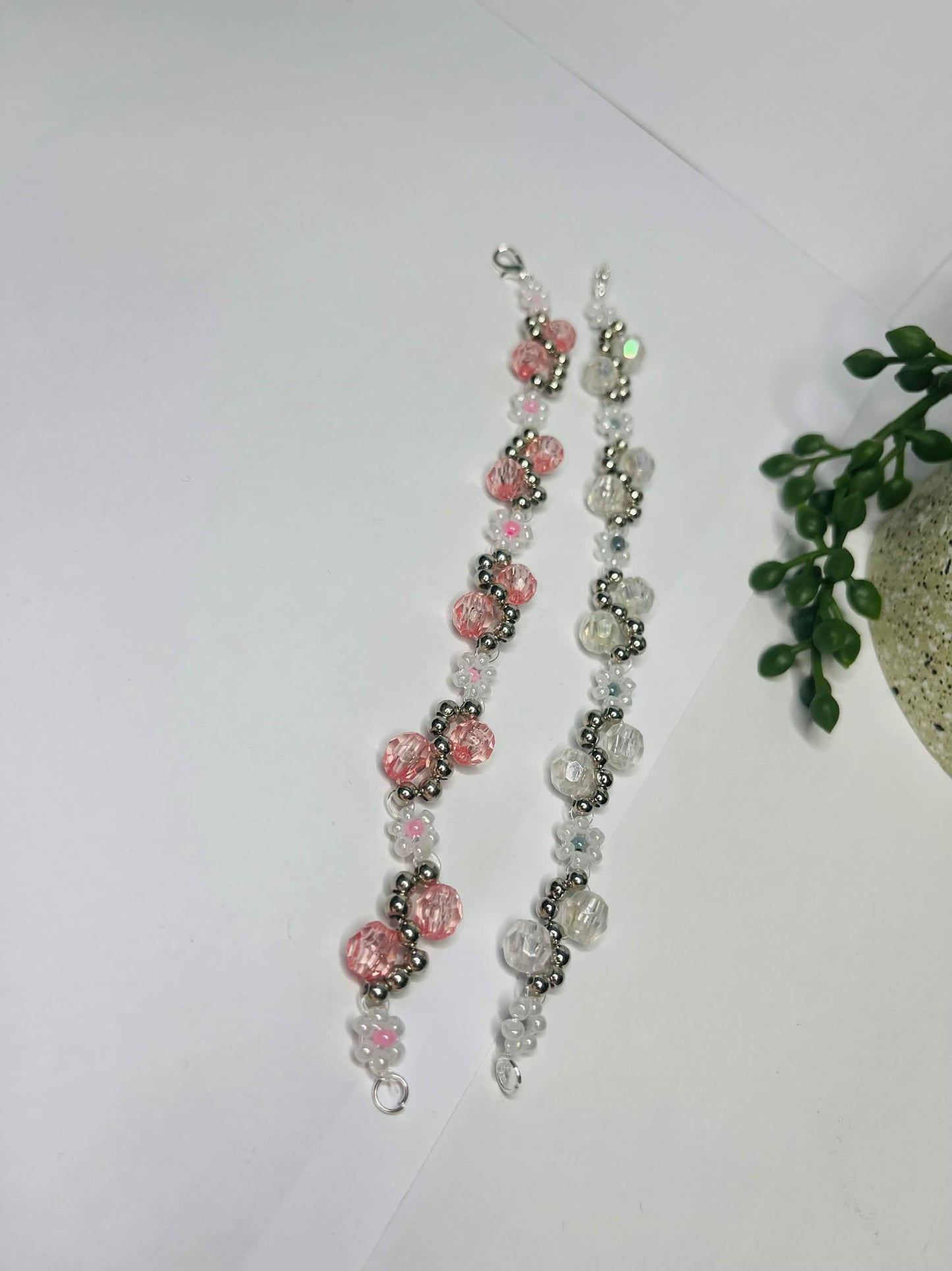 Daisy Chain Crystal Wave Bracelets