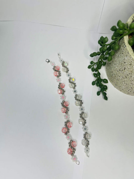 Daisy Chain Crystal Wave Bracelets